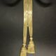 Large pair of wall sconces, bows & hunting horns, Louis XVI style - bronze