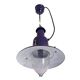 Industrial enameled sheet metal pendant light