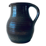 Old stoneware pitcher signed Fontgombault