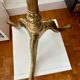 Solid brass coat rack