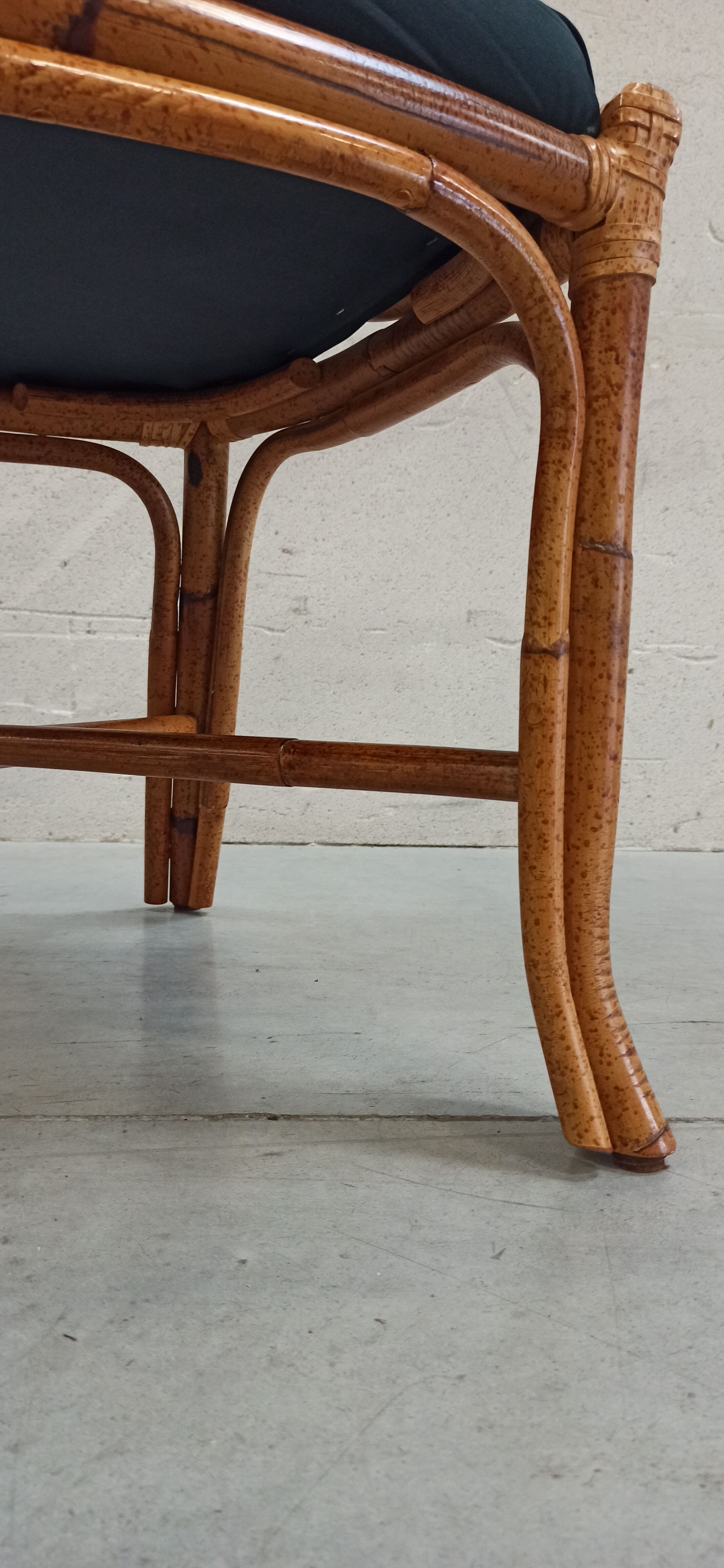 Chaise en bambou Roche Bobois 80's
