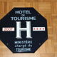 Enamelled plaque "tourist hotel" 4 stars