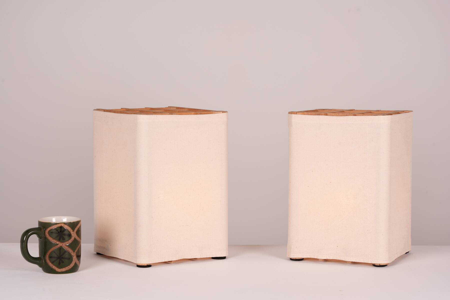 Benedict Mossolin paire de lampe de table circa 1970