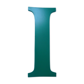 Teaches letter I of green color