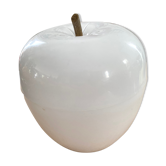 Vintage white apple ice bucket