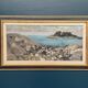 Huile su toile suédoise – “Côte” par Bertil Wahlberg – Vintage et encadrée