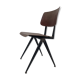 Chaise industrielle Galvanitas S16 Pagholz Pays-Bas 60's