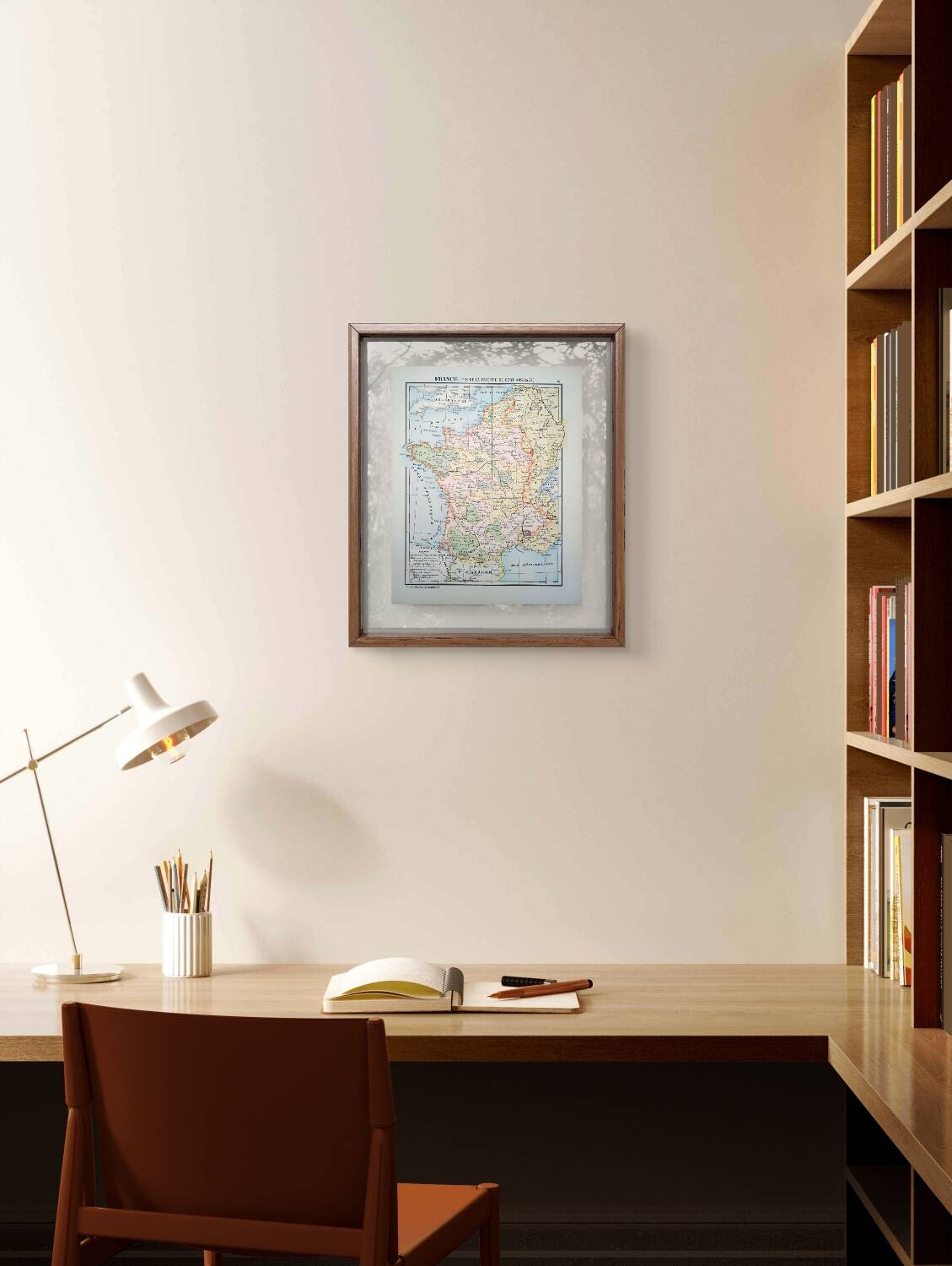 Printed in 1900, France in 1453. Original Authentic Vintage.