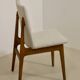 Lot 3 chaises scandinave année 60 en hêtres ref Jack