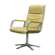 Office Leather Armchair by Delta Design for Wilkhahn, 1960s