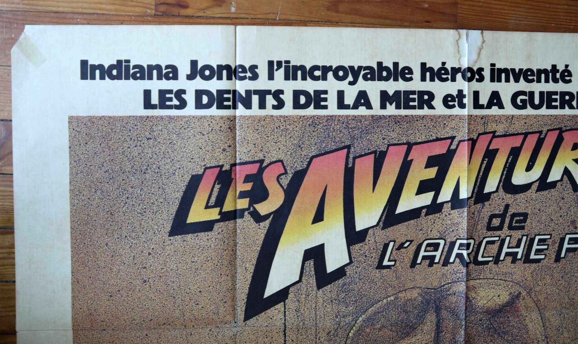 Original movie poster - "The Adventurers of the Lost Ark" - Spielberg 1981