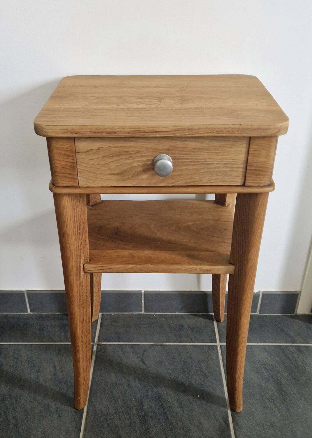 1940s oak side table