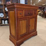 Small Louis Philippe style cherry wood sideboard