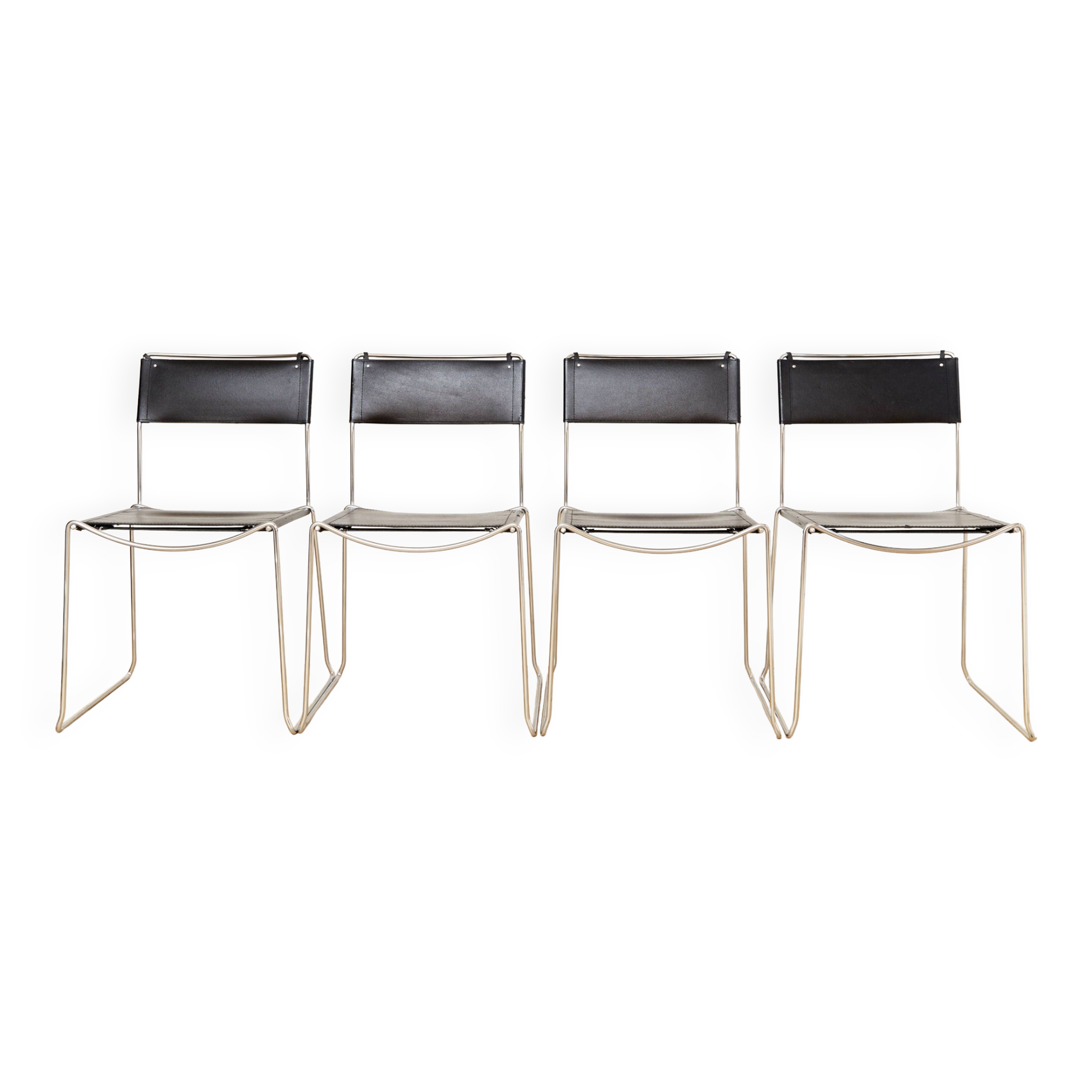 Giandomenico Belotti Dining Chairs for Alias I Set of 4