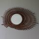 Vintage rattan mirror 'ortf'