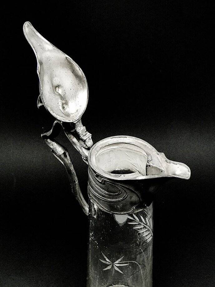 Carafe à vin du 20e siècle de PWQE, Allemagne, années 1890.
