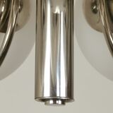 Chandelier chrome and opaline 70