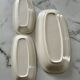 Lot 3 plats céramique vintage chardons