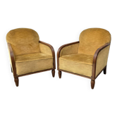 Pair of Art Deco armchairs