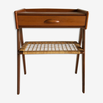 Table de chevet teck, années 1960