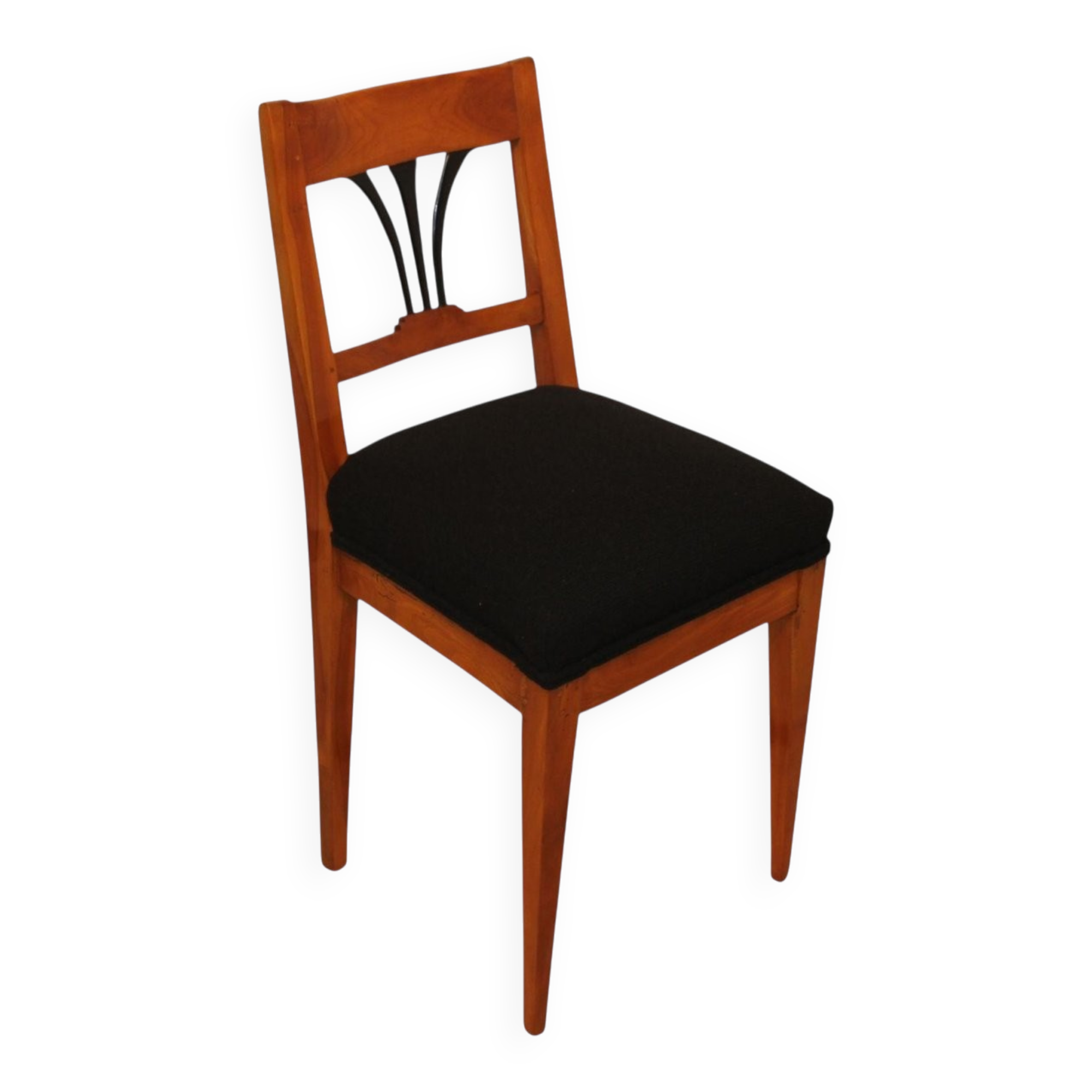 Biedermeier Side Chair, Cherry Wood, South Germany, 1830s