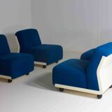 Modular "Amanta 24" sofa by Mario Bellini in premium cobalt blue, Italy 1975