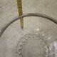 Crystal bowl with a rim