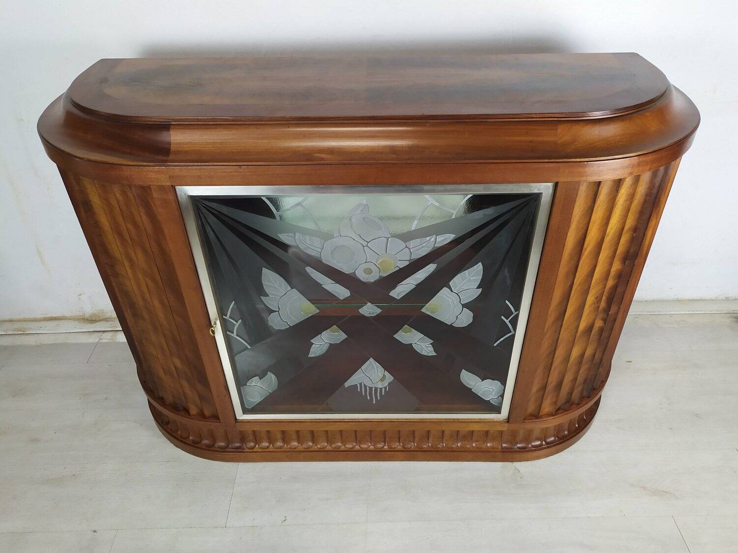 Vitrine argentier art déco, 1930s