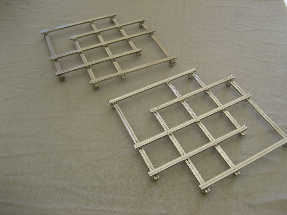 Silver metal underside