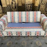 Sofa bed in fabric
