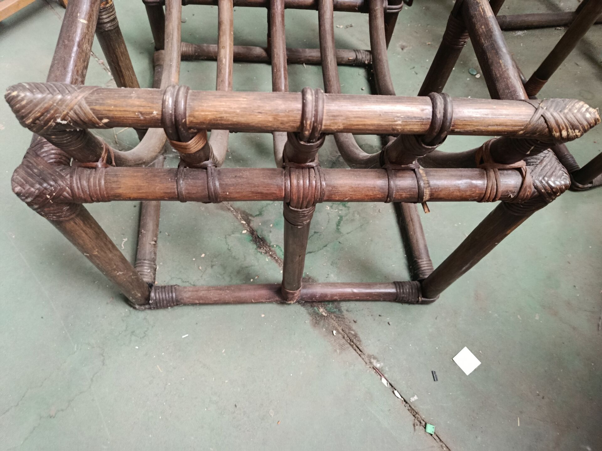 Rattan armchair