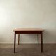 Danish modern teak extendable dining table model 24 by Ansager Møbler 1960s