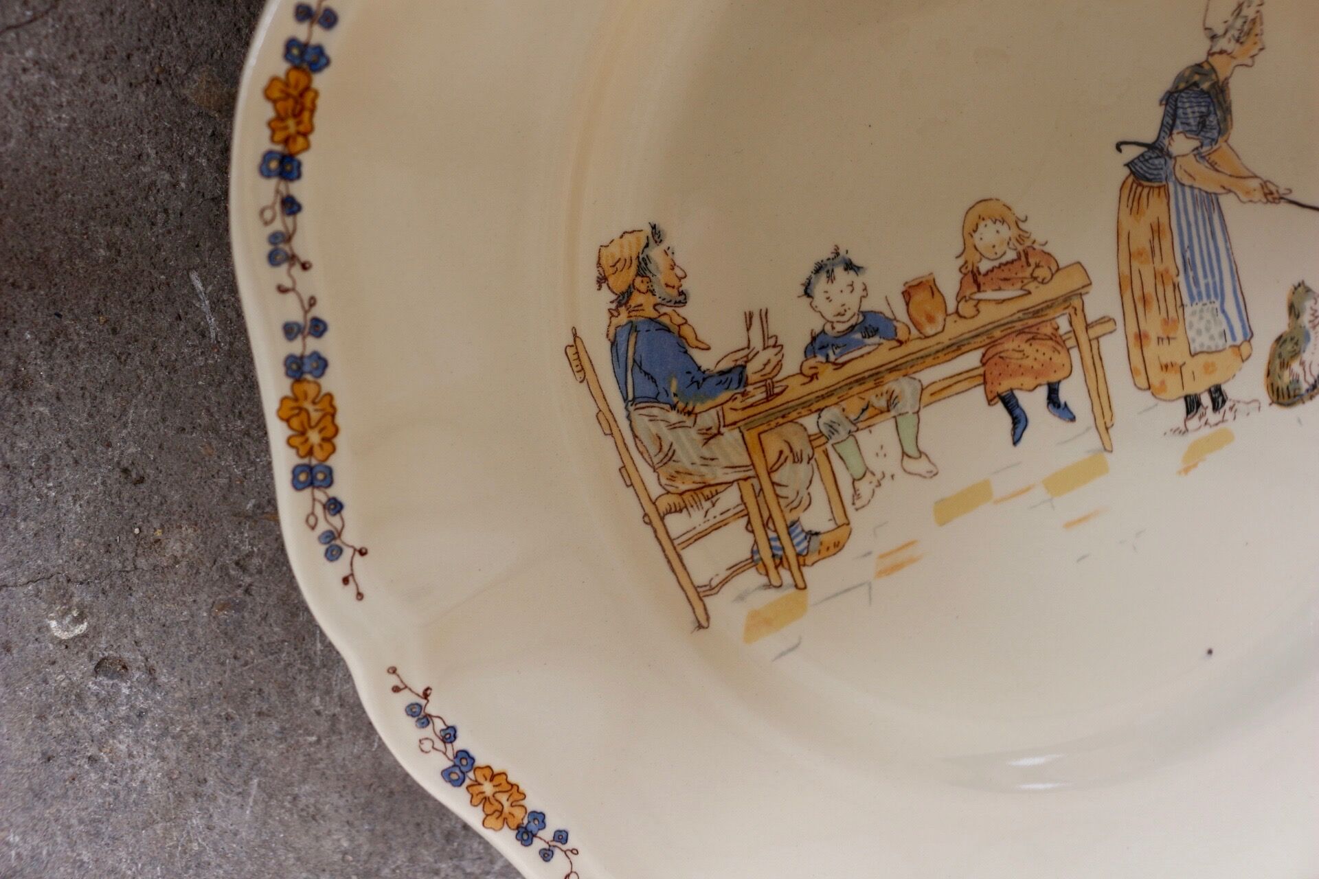 Plates children richards, sarreguemines