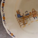 Assiettes enfants richards, sarreguemines