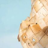 Vintage Scandinavian pendant from the 1960s, Japandi pendant.