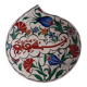 Empty pocket cup signed H. Yildiz Türkiye Iznik