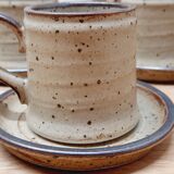 Set 6 cups Espresso sandstone