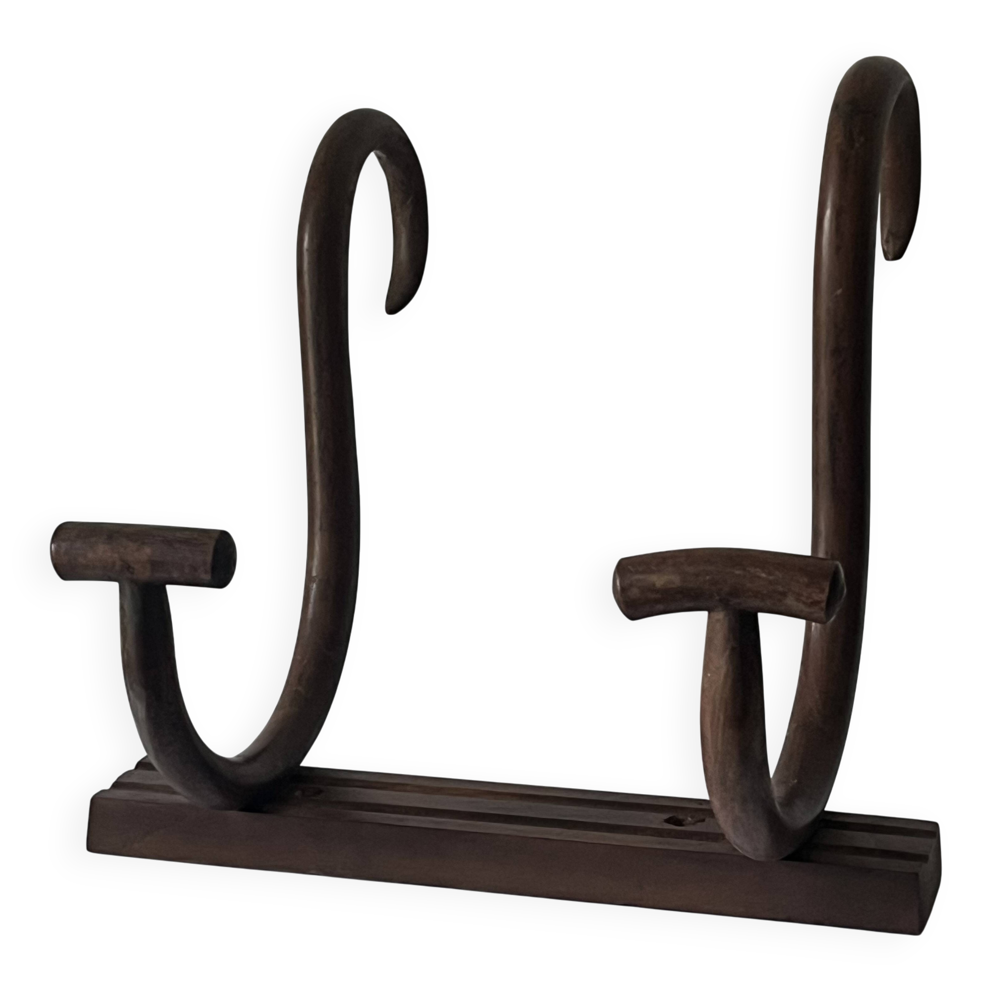 Portemanteau en bois courbé