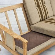 1970s, Danish 3 seater sofa, original very good condition, wool, oak.