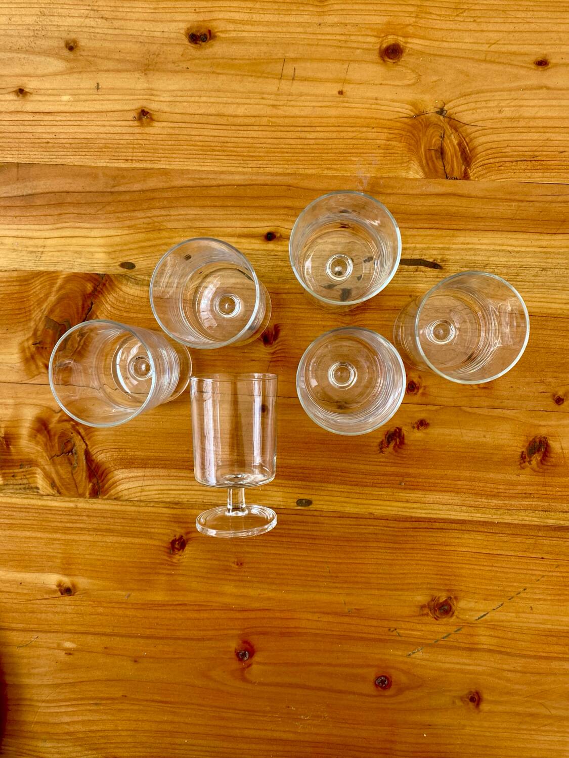 Luminarc stemmed glasses