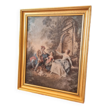 Reproduction on canvas