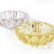 Yellow crystal ashtray