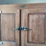 Marly & Sezy Fridge Cabinet – Solid Wood and Original Ironwork