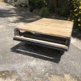 Industrial coffee table