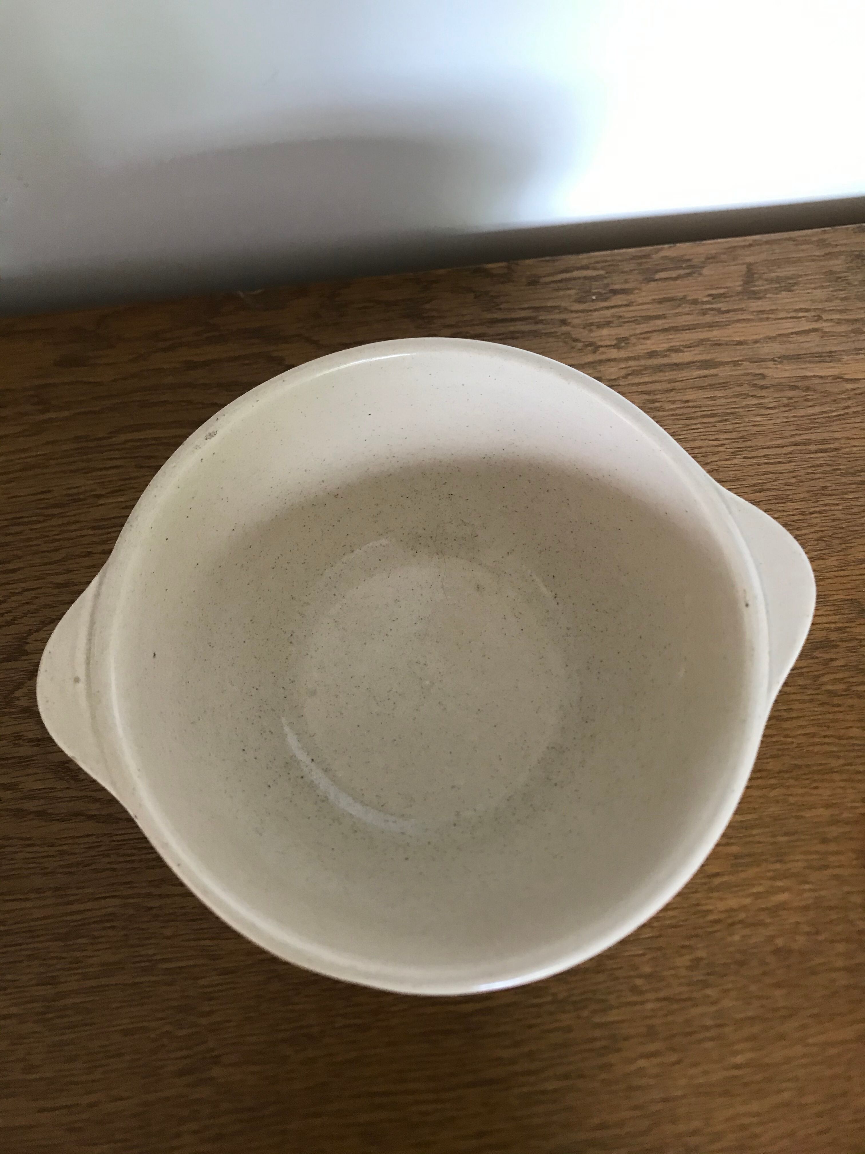 Saint Amand earthenware table bin