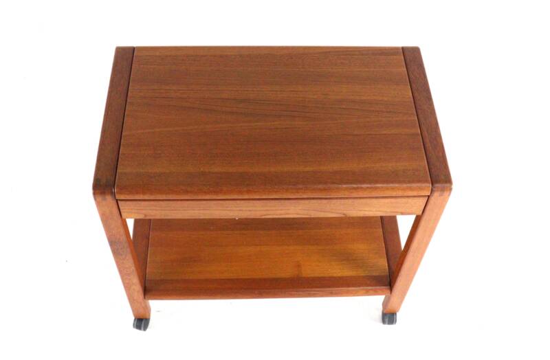 Teak trolley with drawer 'Grove' - danish design in teak