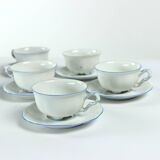 Tea / Coffee Porcelain Set By Pirkenhammer Brezova, 1950s