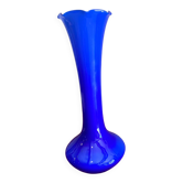 Cobalt corolla vase