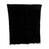 Moroccan Berber carpet Beni Ouarain with white polka dots 254x205cm
