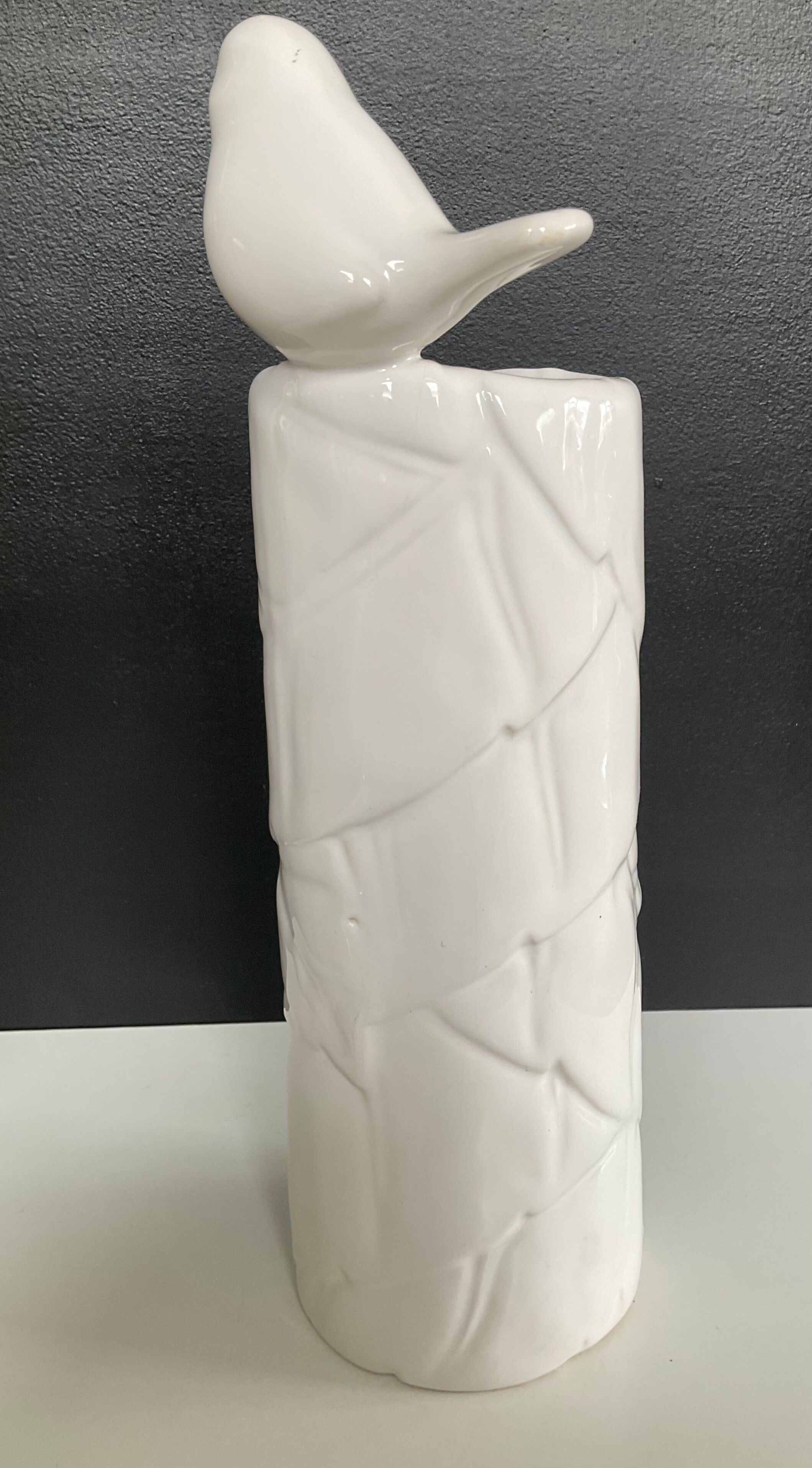 Vintage glazed ceramic vase